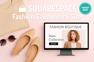 create a stylish squarespace online store for your fashion brand