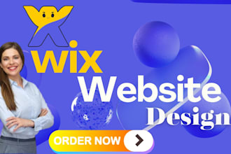 create a professional wix websites, wix studio site or online store
