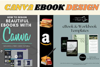 do canva ebook design lead magnet workbook  ebook formatting and layout design