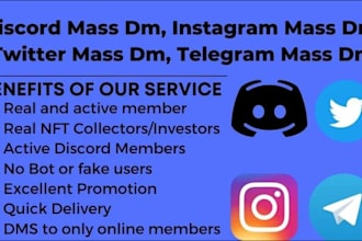do discord mass dm, discord promotion, mass dm to get more real members