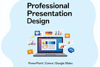 design professional powerpoint, canva, or google slides presentations