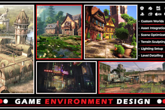 design and model environments for games