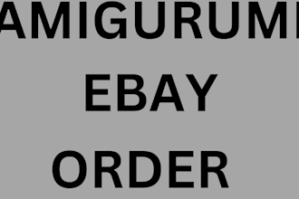 amigurumi pattern esty ebay