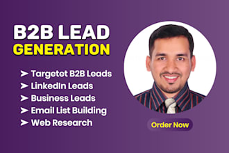 do b2b lead generation, linkedin leads, and email list