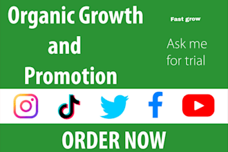 promote your social media and grow post audience