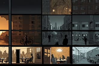 draw 2d graphic novel comic book nsfw illustration storyboard and children book
