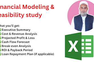 help preparing financial forecast or feasibility in excel