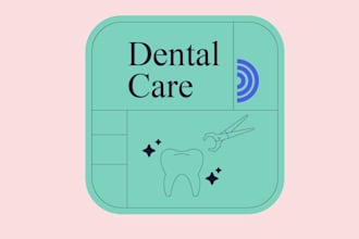 create a polished contemporary dental vintage logo  for your company