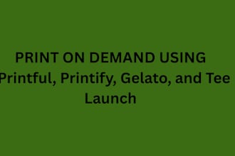 do client specific print on demand using printful, printify gelato tee launch