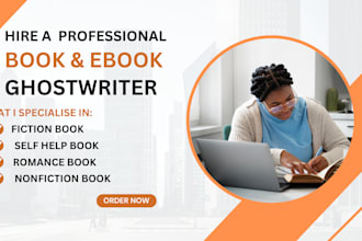 book writer, ghostwriter, ebook writer, ghost book writer, ebook ghostwriter kdp