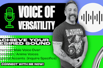do professional male anime voice acting