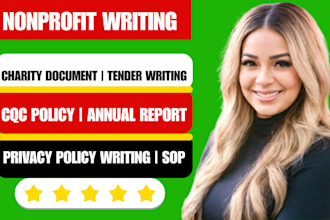 do policy writing, write privacy policy, standard operating and legal procedures