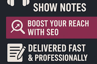 write engaging podcast show notes to grow your audience