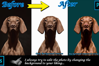 professionally remove background, retouch and enhance your photos in photoshop