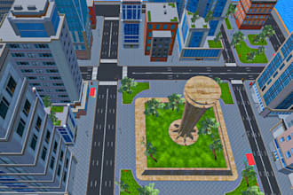 create a roblox game map,  tycoon game map, roblox game environment builder