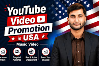 do organic usa youtube video promotion or music promotion
