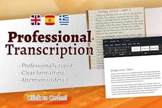 retype your handwritten or scanned notes into clean, editable word documents
