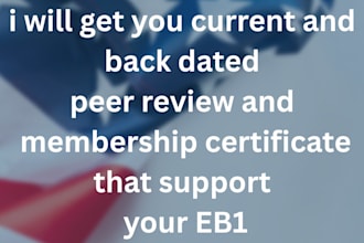 do article peer review criteria, judging criteria for eb1, eb1a niw