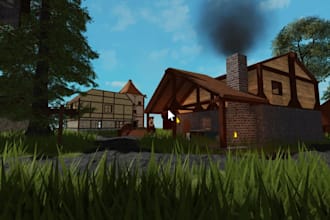 build you a random scenery map or place in roblox