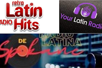 promote and play your music of all genre type on latin american radio station