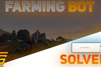 develop anti cheated bot,game bot,mmorpg bot farmbot grinding bot,automation bot