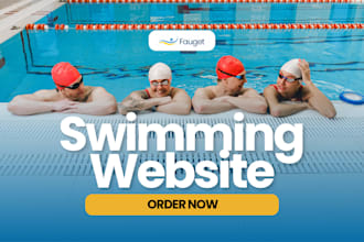 build modern swimming pool website construction website cool cleaning website