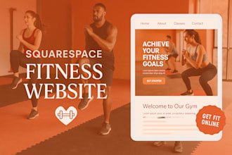 build a squarespace website for your fitness or gym business