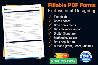 convert and design pdf into dynamic fillable and interactive document and form