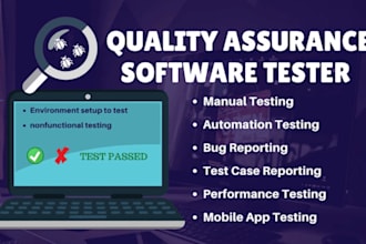 do testing and deliver a bug report with screenshots