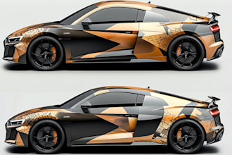 do vehicle wrap design, car wrap design, van wrap design