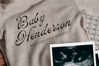 create a baby announcement for you