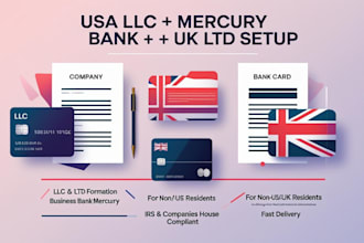 do US llc UK ltd create USA bank wise mercury bank mercury bank anonymous llc