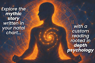 interpret your birth chart as a symbolic map of the psyche