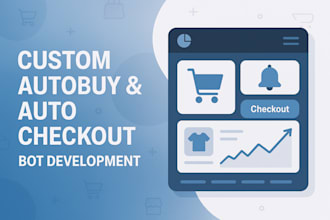 build custom autobuy and auto checkout bot for target, pokémon, and booking site