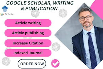 write and publish in a peer reviewed, indexed google scholar journal