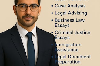 research and write urgent legal works for you
