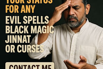 perform spiritual healing to remove black magic and jinn