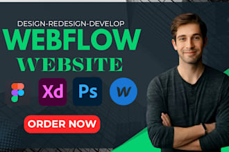design or develop webflow website, figma to webflow, and be your webflow expert