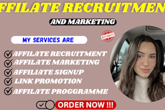 affiliate recruitment, affiliate link promotion to get more affiliate signup