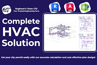 do hvac design drafting and load calculations for residences or commercial plan