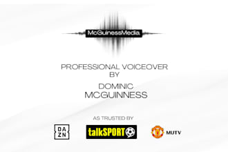 provide professional british voiceover for television and radio