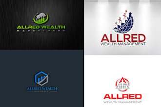 design business, consulting, accounting, financial, finance and corporate logo