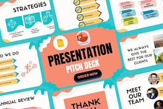 design investor pitch deck powerpoint presentation google slide template