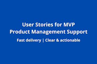 write clear user stories for your mvp or digital product