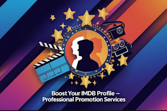 promote your imdb profile and improve starmeter rank