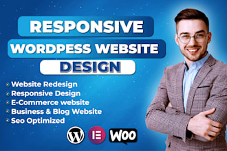 design or redesign your wordpress ecommerce website