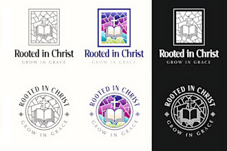 design a fabulous modern christian ministry religious and church logo