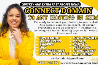 connect godaddy domain, subdomain and connect domain to any hosting in 2 hrs