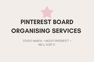 organize your pinterest boards into a system