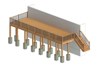 create professional deck and porch permit drawings